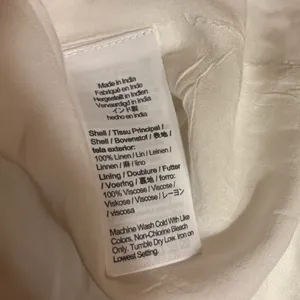 J. Crew golden button linen shift dress in white thumbnail 8