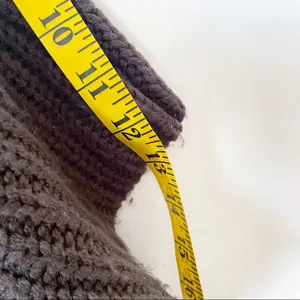 Hinge Cardigan Womens Brown Waterfall Open Chunky Knit Cropped Sweater thumbnail 8