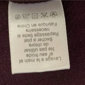 H by Bordeaux Burgundy Lightweight Cropped Stretchy Soft Womens Sweater SZ L thumbnail 10