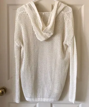 Delia's Cream knit cardigan thumbnail 2