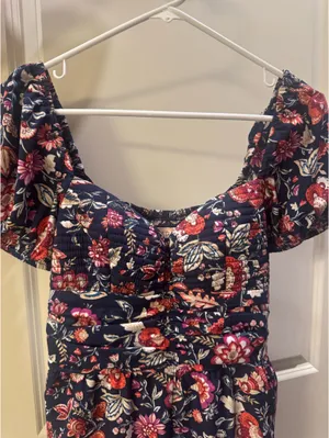 Floral Romper Blue thumbnail 2