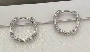 15mm Small Silver Hoop Earrings for Men Women Streetwear Hip Hop Punk Unisex thumbnail 1