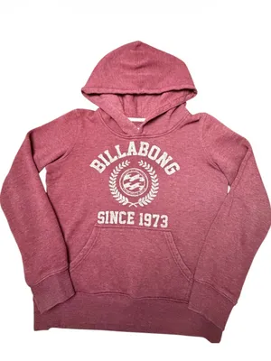 Billabong Since 1973 Crest Hoodie – Burgundy M thumbnail 1