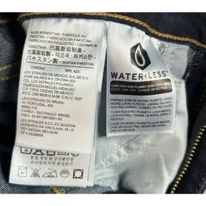 Levi's 721 Jeans Women's‎ size 29 High Rise Skinny Dark Wash Blue Denim thumbnail 10