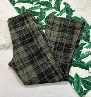 ONA by Yoon Chung Plaid Kick Flare Pant thumbnail 2