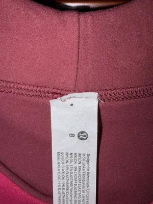 Lululemon Burgundy sports bra thumbnail 3