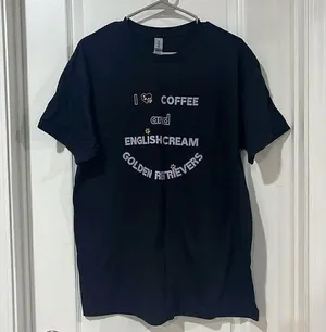 NWOT golden retriever tee large Black thumbnail 1