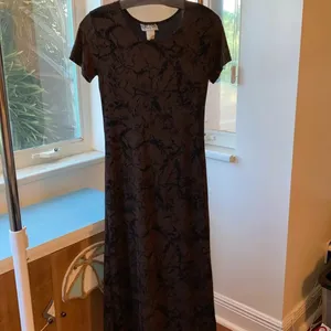 Vintage Brown Long‎ Dress thumbnail 5