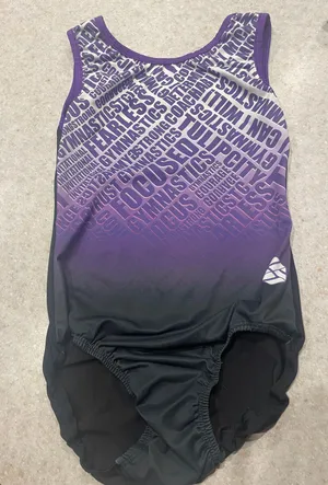 purple gymnastic leotard thumbnail 1