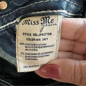Miss Me Bootcut Western Thick‎ Stitch Flap Pocket Embellished Denim Jeans thumbnail 15
