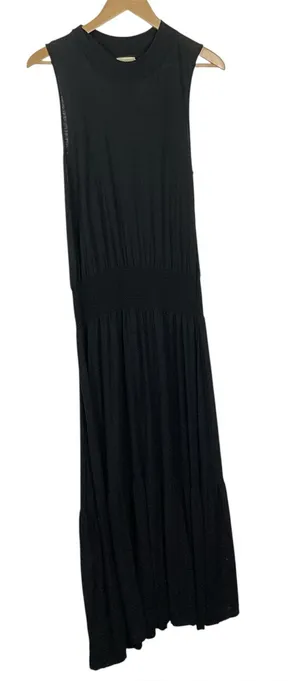 Nation LTD Barrett 90s Midi Dress Black Size Large thumbnail 1