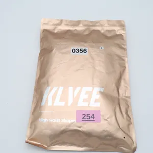 KLVEE High Waist Shapewear Shorts Nude Beige Compression Tummy Control Large thumbnail 8
