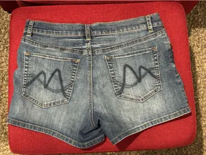 New York & Company Denim Shorts thumbnail 2