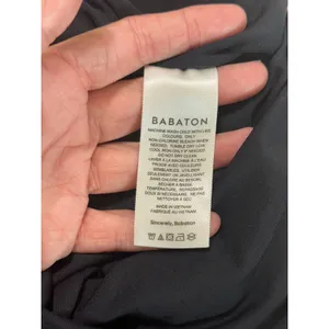Babaton Aritzia Contour Squareneck Long Sleeve Bodysuit Black XS Thong Snap thumbnail 8
