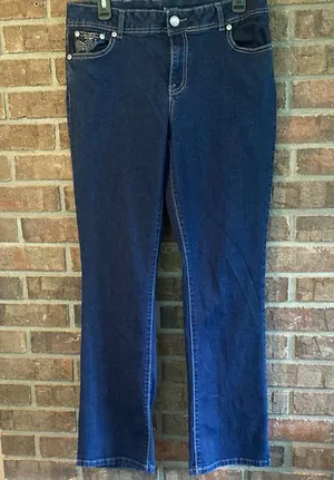Boots Blue Boot Cut Jeans Classic Style thumbnail 1