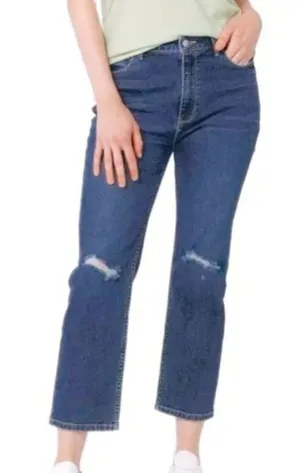 NWT Wrangler High Rise True Straight Crop Jeans Size 14/32 thumbnail 1
