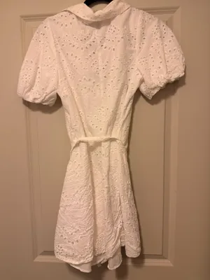 Sam Edelman White Eyelet Mini Dress thumbnail 2