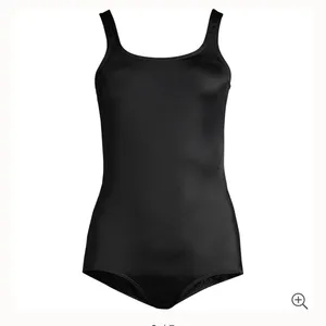 Lands End Black Tugless Low Leg Soft Cup One Piece Swimsuit Size 16W thumbnail 5