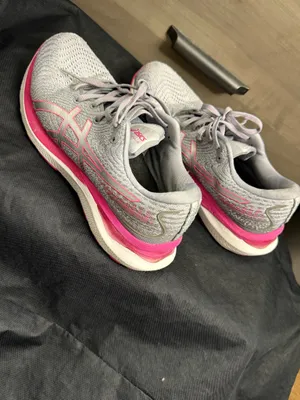 ASICS Women's Gel Cumulus 24 Running Shoes Sheet Rock Pink Glo Womens Sizes 9 thumbnail 4