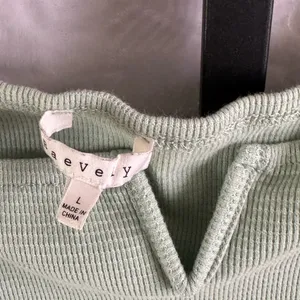 Everly Mint Green Puff Sleeve Bodysuit thumbnail 3
