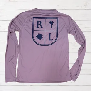 Women's UPF 50+ Purple Long Sleeve Sun Shirt Reel Life S Outdoor Gorpcore thumbnail 3