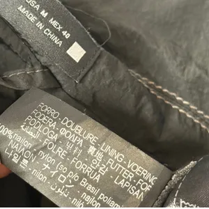 Zara Black Nylon Long Trench Coat Rain Wind Jacket Womens M Minimalist Crinkled‎ thumbnail 5