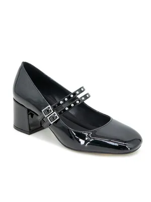 Kenneth Cole Reaction Women's Leeann Studs Mary-Jane Pumps- Size 8M thumbnail 2