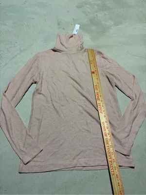 J. Crew NWT Women's Lightweight Turtleneck Long Sleeve Top pink small thumbnail 4