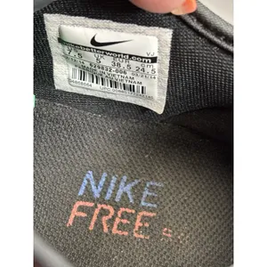 Nike Free‎ Run 5.0 Black/Blue Fabric Lace Up Running Shoe Women's thumbnail 5