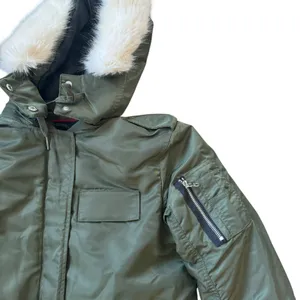 Sandro Green Hooded Parka thumbnail 8