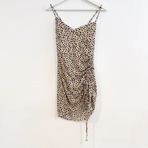 Pacsun Lottie Moss Leopard Crepe Dress XS Y2K Grunge Club Wear Indie Sleaze Chic thumbnail 4