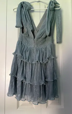 Boutique Blue Dress thumbnail 2
