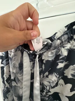 Victoria's Secret Satin Floral Drawstring Pajama Pant thumbnail 5
