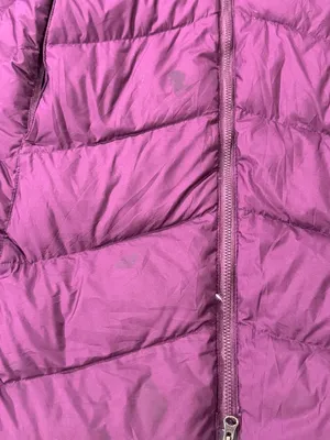 Marmot Down Parka Size M Purple Hooded Puffer Coat thumbnail 5