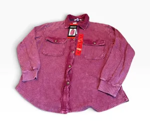 BRIGGS waffle knit button down nwt thumbnail 1