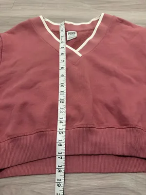 Victoria's Secret PINK V-Neck Cropped Sweatshirt thumbnail 8
