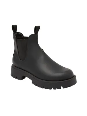 Universal Thread Womens Zora Boots Faux Leather Chelsea 94637403 Black 8M thumbnail 10