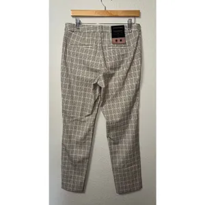 New Banana Republic Plaid Ryan Mid Rise Pants Women's 4 Straight Leg Preppy thumbnail 3