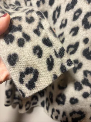 Charter Club Luxury Cashmere Animal Print Sweater thumbnail 6