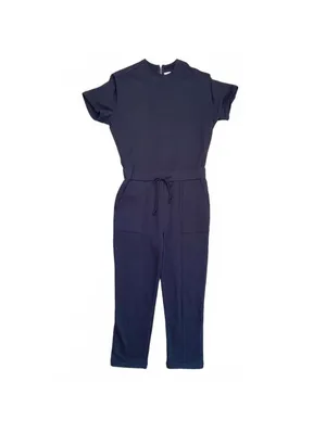 Pistola Decklin Shoulder Pad Sleeveless Jumpsuit Cotton Black Women's Size XS thumbnail 4