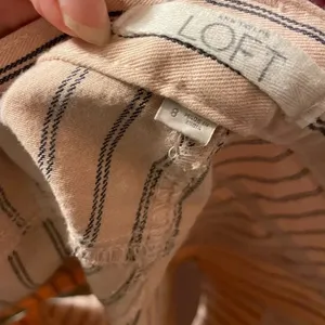 LOFT STRIPED DENIM SHORTS thumbnail 4