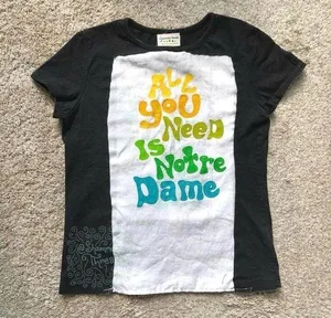 Notre Dame painted shirt Black thumbnail 1
