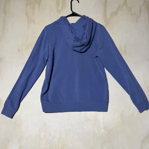 Nike Sportswear Women's Small Blue Pullover Hoodie Embroidered Swoosh Fleece thumbnail 6