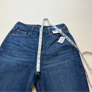 Old Navy Higher High Rise Flare Womens Size 0 / 24‎ Waist Blue Denim Jean NEW thumbnail 9