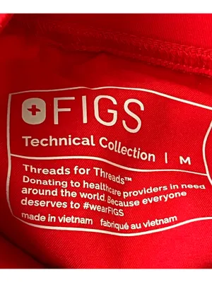 Figs mens red scrub set lunar new year limited edition medium thumbnail 9