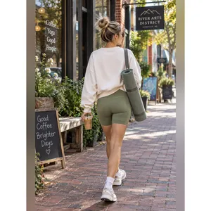 FP Movement Good Karma Bike Shorts Sage Green High Rise XS S OB706176 thumbnail 2