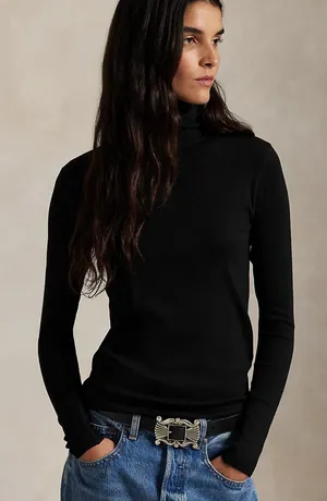 Polo Ralph Lauren Stretch Blend Turtleneck Long Sleeve Top- size XL thumbnail 1