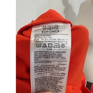 Old Navy Taylor Extra High-Rise Wide-Leg Trouser Orange XS Petite NWT thumbnail 5