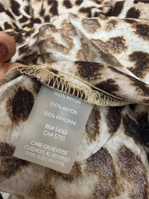 Calvin Klein Leopard-Print Sleeveless Midi Dress - Brown, Black thumbnail 11
