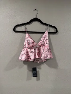 NWT Playboy Satin Babydoll Tank & Shortie Pajama Set thumbnail 3
